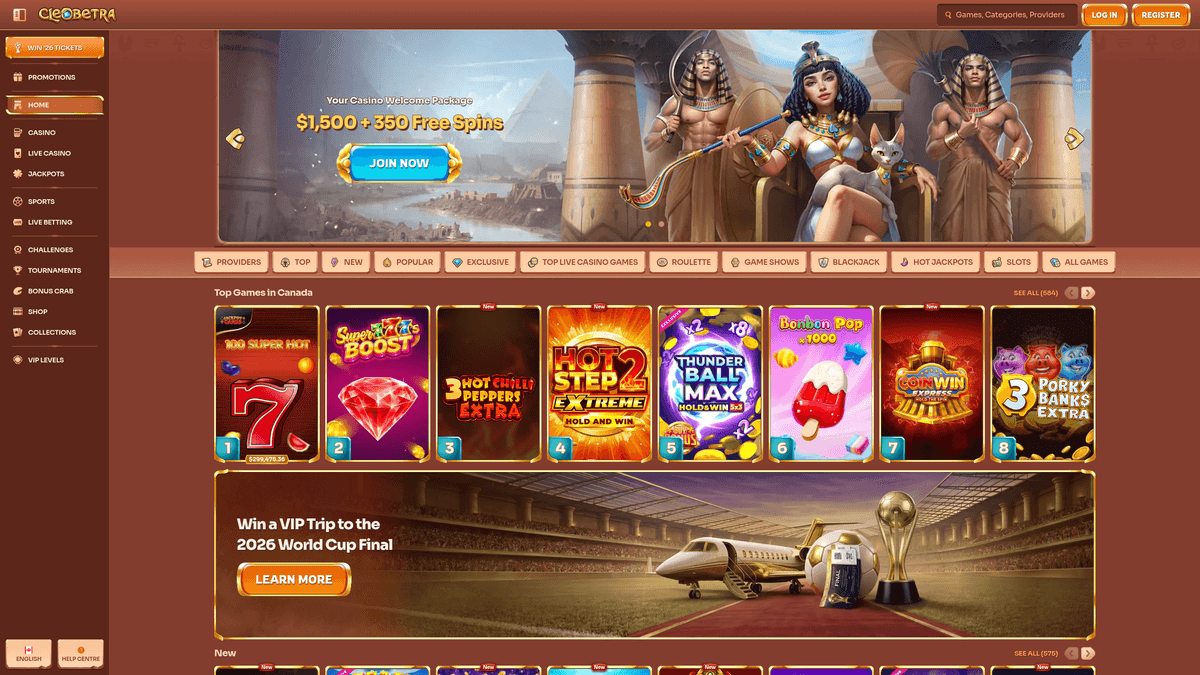 Cleobetra bonuses & promotions
