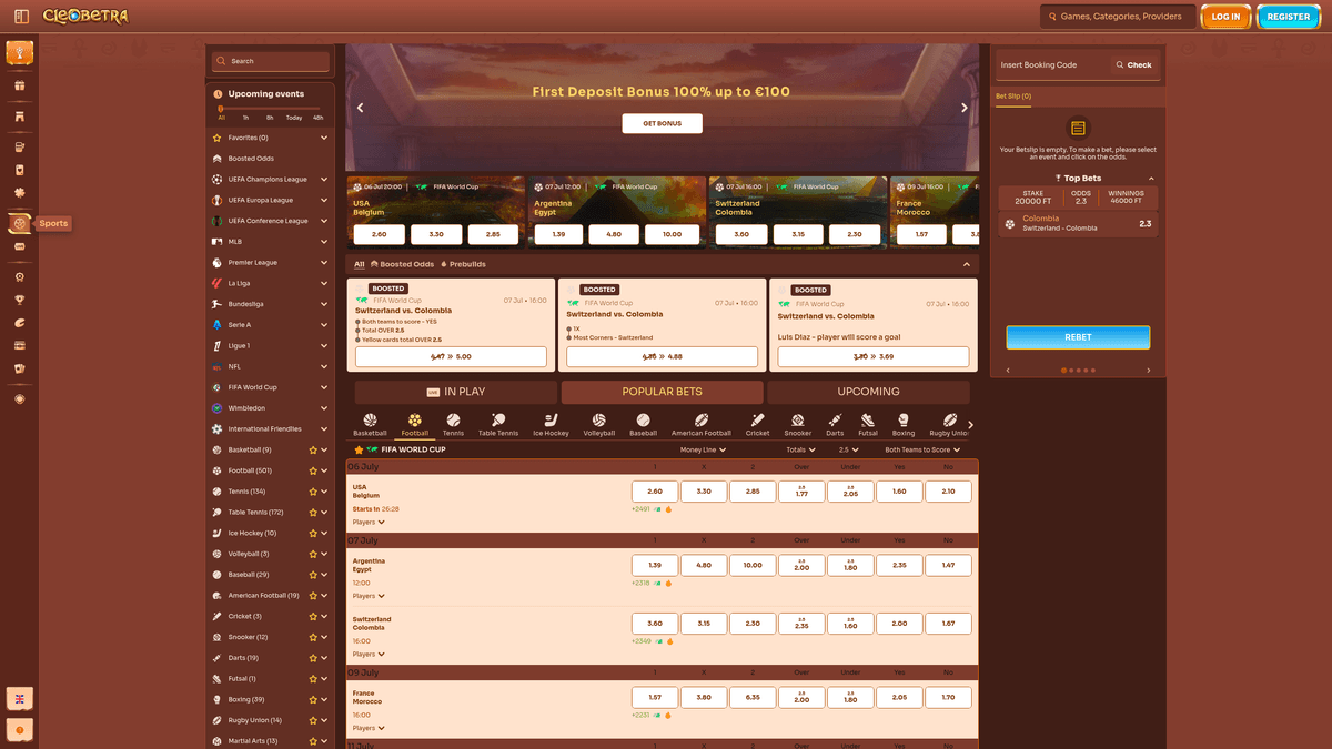 Cleobetra sportsbook
