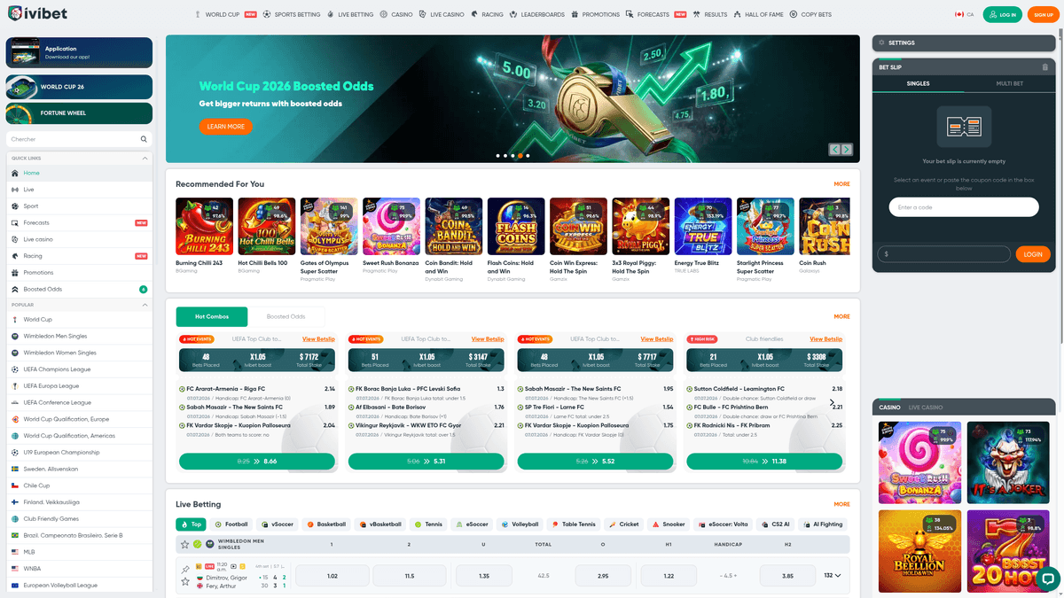 Ivibet bonuses & promotions